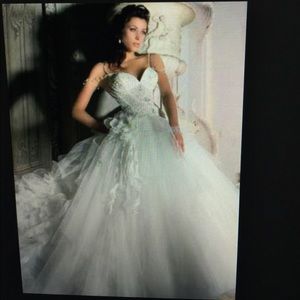 Demetrios bridal ball gown